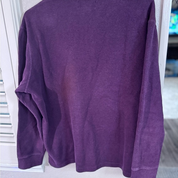 Ralph Lauren Purple 1/4 Zip Sweater - Picture 4 of 6